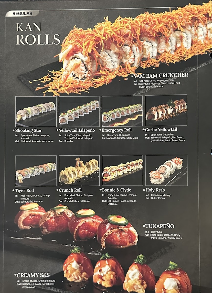 Kan Sushi Menu - Image 2
